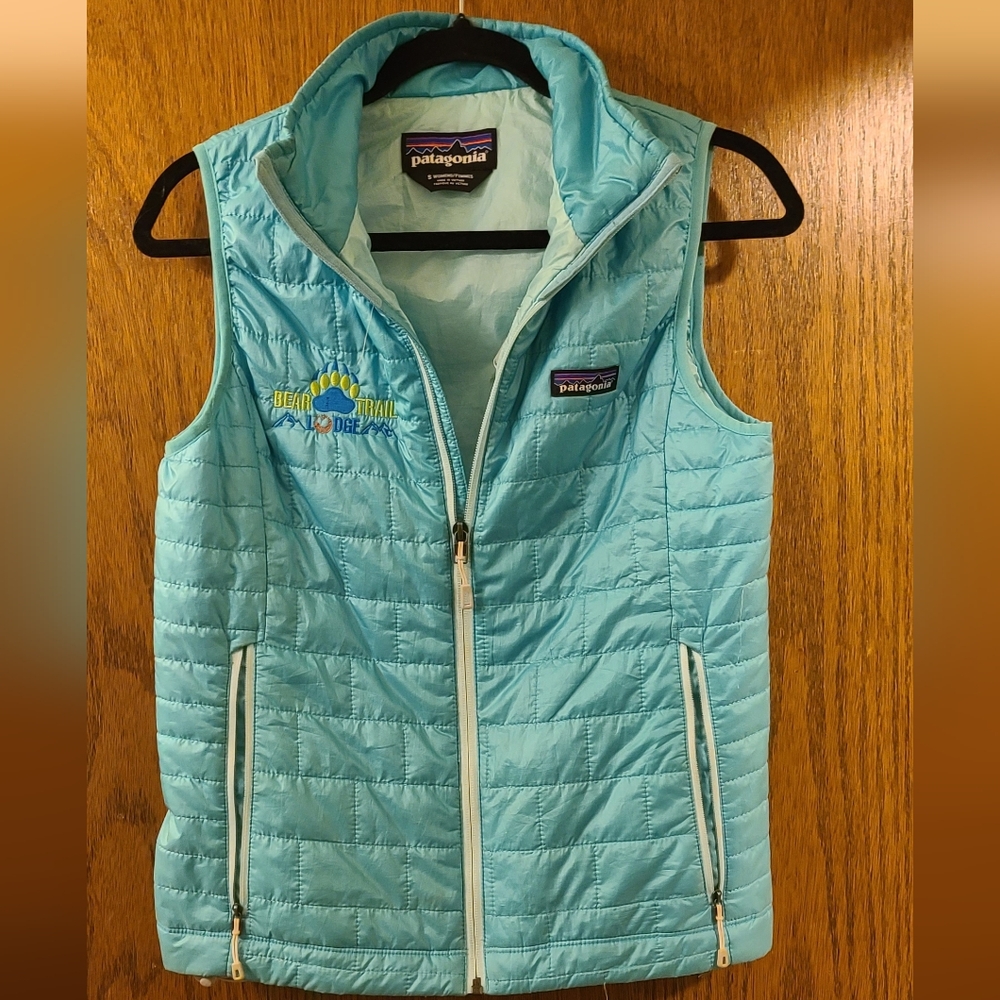 Patagonia Light Blue Quilted Vest